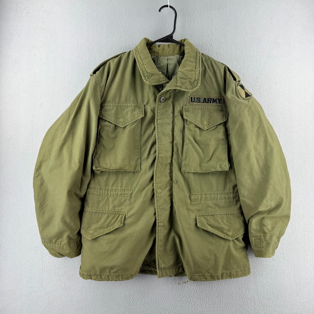 Vintage M-65 Jacket Mens Small Short 60s 1969 Vietnam War Coat Field OG-107